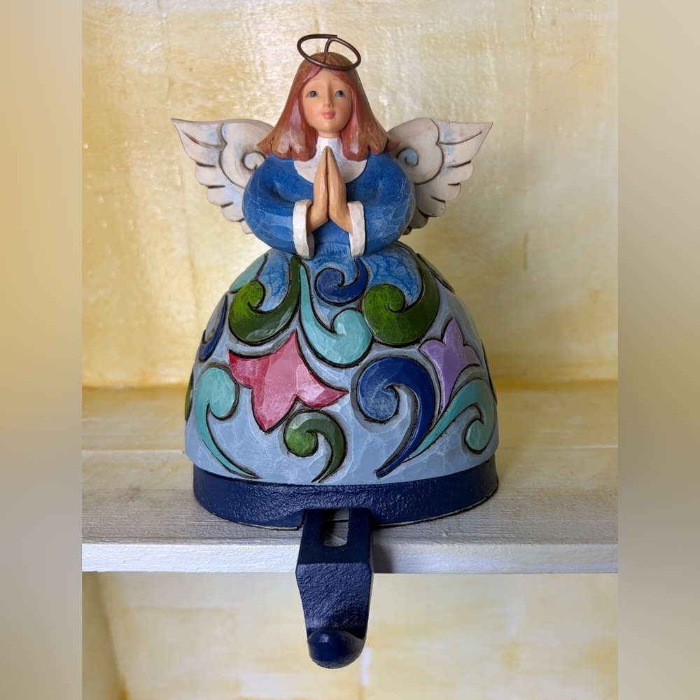 Jim Shore "Angel Stocking Hanger" Figurine